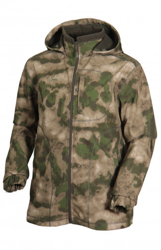 Куртка мужская демисезонная ОКРУГ Заря +15°C (ткань софтшелл, кмф.зеленый), размер 56 - фото 1 - id-p86117223