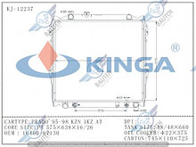 Радиатор охлаждения TOYOTA LAND CRUISER J90 PRADO 96-02 2.0/3.0л диз
