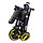Велосипед трехколесный Pituso Leve складной Желтый, фото 7