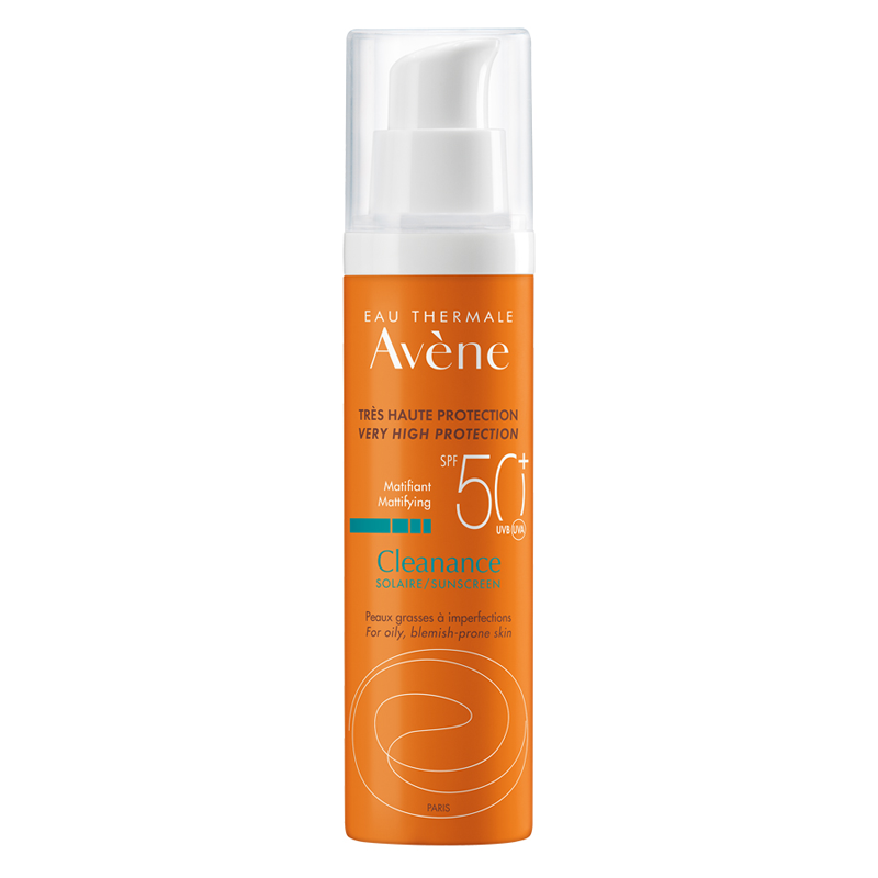 AVENE SUN CLEANANCE Флюид солнцезащитный SPF 50+ для жирной кожи 50мл - фото 1 - id-p85183060