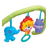 Детское кресло-качалка Fitch Baby Animal Paradise с игрушками и вибрацией, фото 2