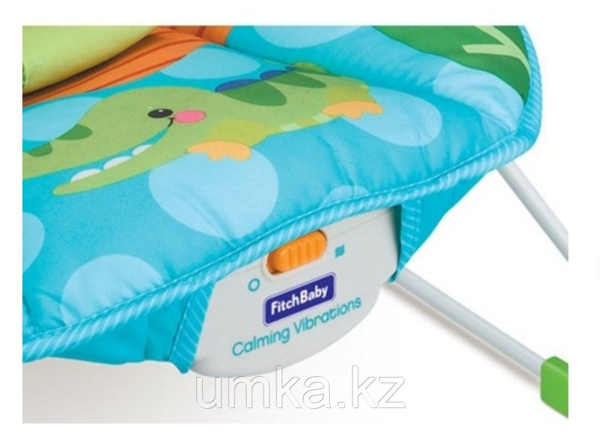 Детское кресло-качалка Fitch Baby Animal Paradise с игрушками и вибрацией - фото 3 - id-p86177888