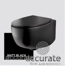 CREO ПОДВЕСНОЙ УНИТАЗ MatteBlack - фото 1 - id-p86176280