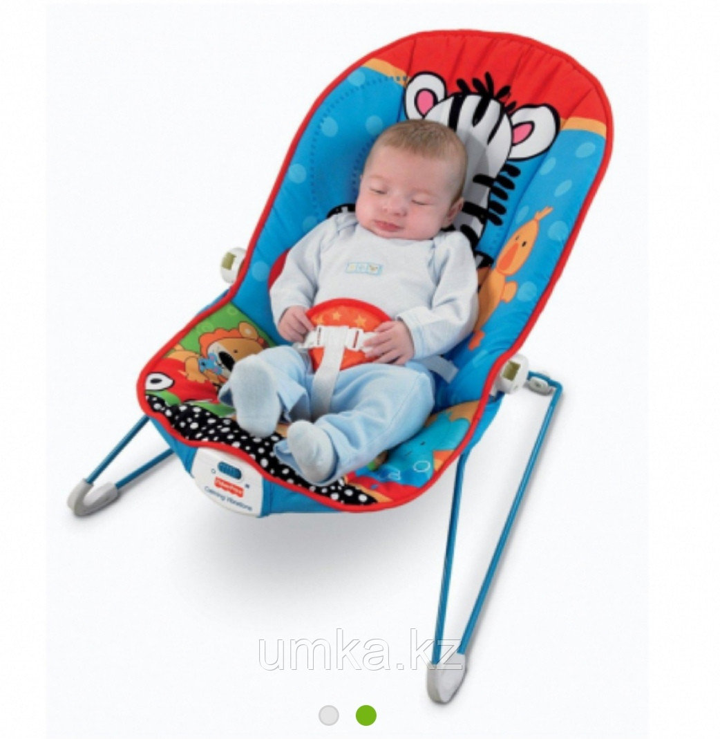 Детское кресло-качалка Fitch Baby с игрушками и вибрацией - фото 2 - id-p86183602