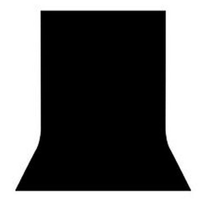 Студийный тканевый черный фон 2м × 2,3 м - фото 1 - id-p86180657