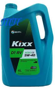 Масло KIXX D1 RV 5W40 ACEA C3 синтетическое моторное масло для дизельных двигателей внедорожников
