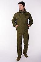 Костюм летний для охоты и рыбалки Onerus Егерь (ткань палатка, темный хаки), размер 52-54