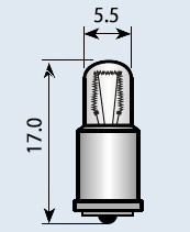 Лампа индикаторная СГ24-1.2 для флюороаппарата