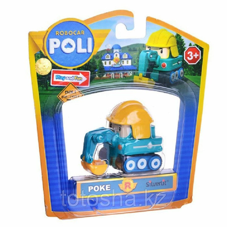 Robocar Poli Мини Пок металлическая машинка 6 см , 83177