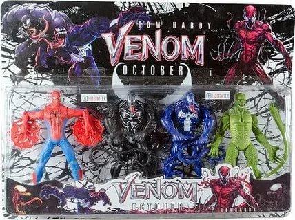 Детская игрушка набор супергероев Venom Из четырёх фигурок