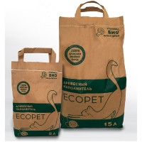 Наполнитель древесный Ecopet 15л