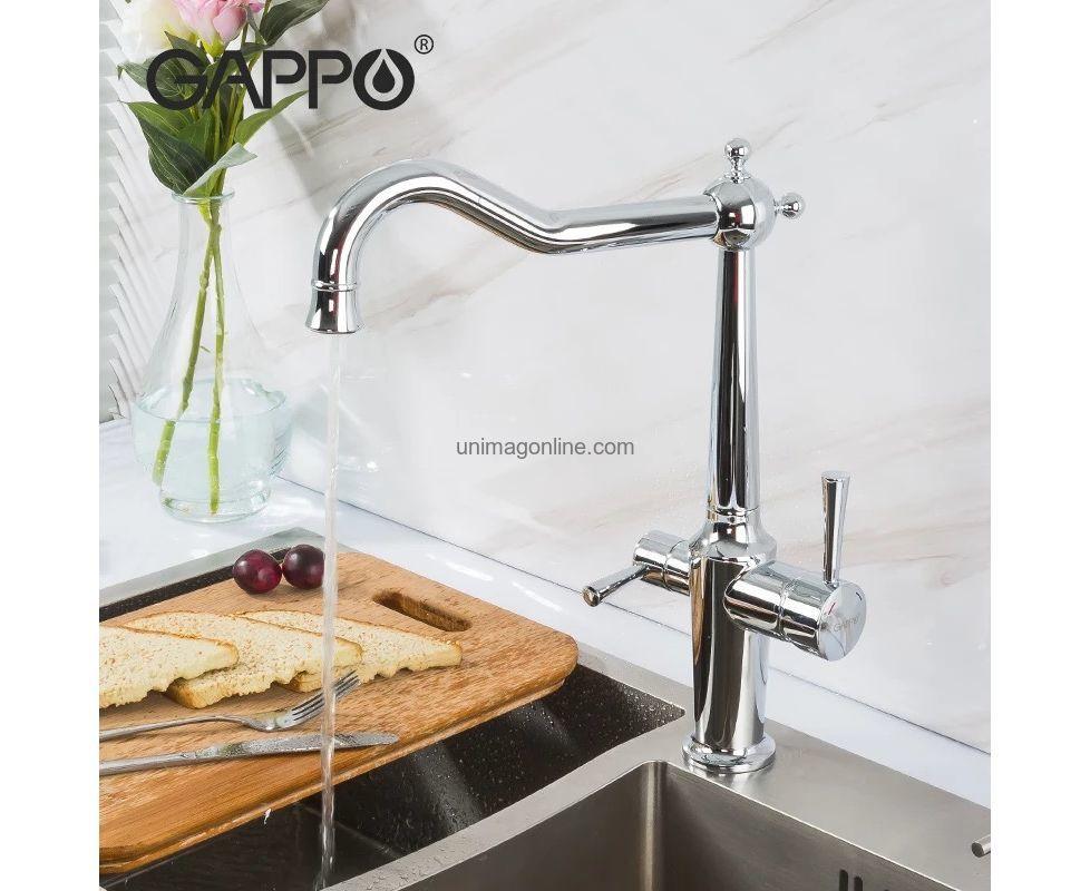 Кухонный смеситель с подключением фильтра Gappo G4398-14