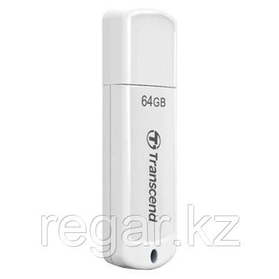 USB Флеш 64GB 2.0 Transcend TS64GJF370 белый