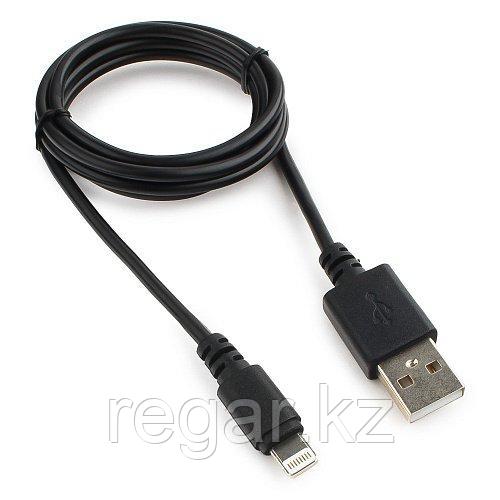 Кабель USB Cablexpert CC-USB-AP2MBP AM/Lightning, для iPhone5/6/7/8/X, IPod, IPad, 1м, черный, пакет