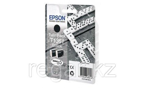 Картридж Epson C13T13614A10 K301/K201/K101 черный, набор 2 шт.