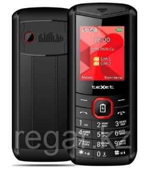 Мобильный телефон Texet TM-D206 черно красный