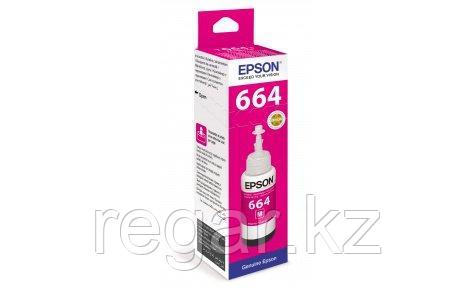 Чернила Epson C13T66434A L100/110/120/1300/132/200/210/222/300/312/350/355/362/366/456/550/555/566 пурпурный