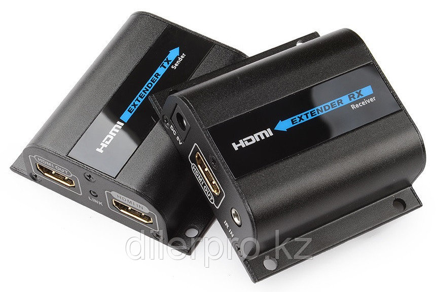Lenkeng LKV372Pro - Удлинитель HDMI, FullHD, CAT6, до 50 метров, проходной HDMI - фото 1 - id-p86188349
