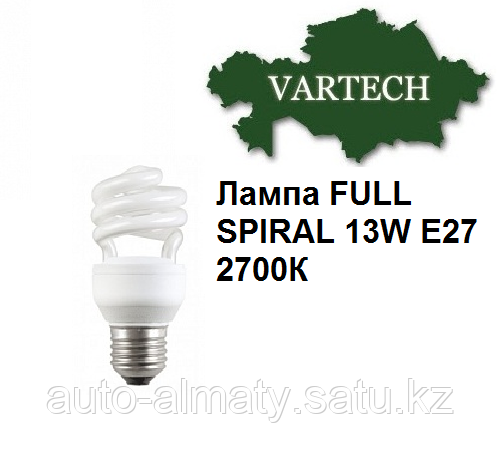Энергосберегающая Лампа 13W E27 Full spiral галогенная - фото 1 - id-p52995895