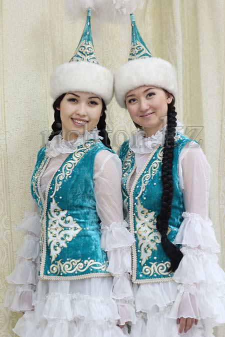 Национальный народный казахский костюм женский Азиада (Aziada) | Яркий - фото 5 - id-p86203022