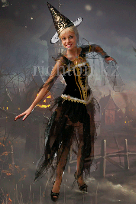 Прокат костюма Ведьма (witch)| Секси короткое - фото 3 - id-p86203036