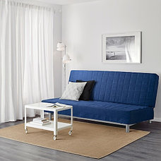 Диван-кровать 3-местный БЕДИНГЕ Шифтебу синий ИКЕА, IKEA, фото 2