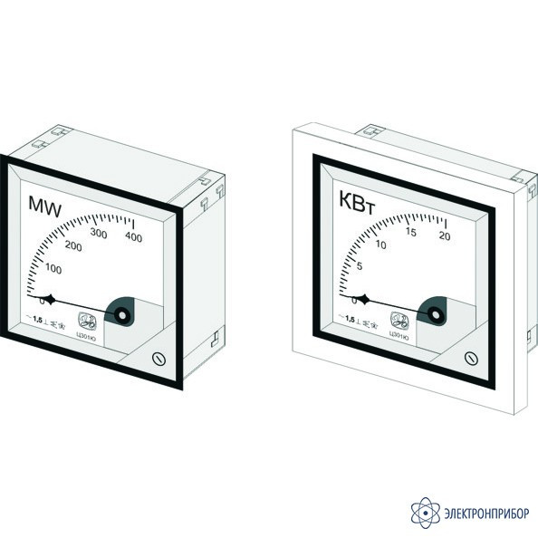 Ц301-Ю щитовой ваттметр - фото 1 - id-p86212908
