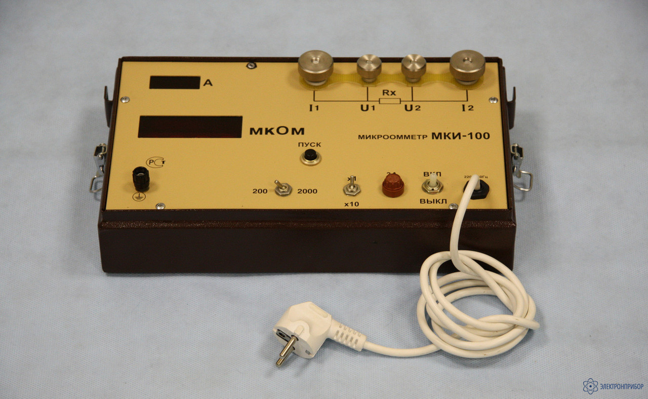МКИ-100 цифровой микроомметр - фото 1 - id-p86213140
