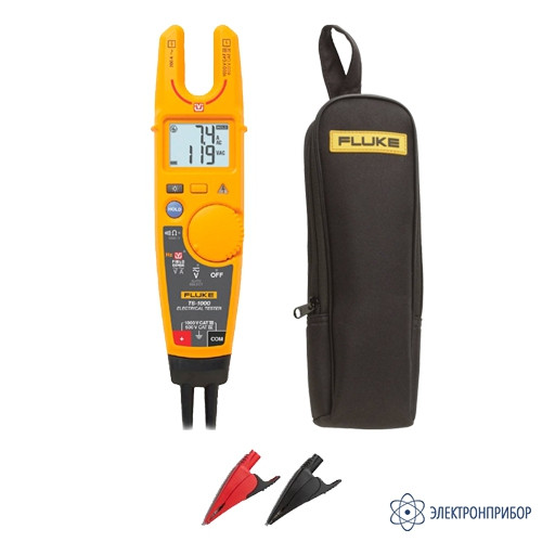 Fluke T6-1000 KIT2 комплект тестера электрооборудования, футляра С150 и набора зажимов типа крокодил АС285 - фото 1 - id-p86213872