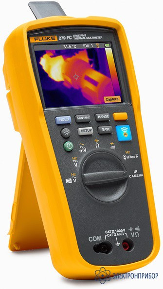 Fluke 279 FC/iFlex мультиметр-тепловизор с гибкими клещами и футляром - фото 2 - id-p86214229