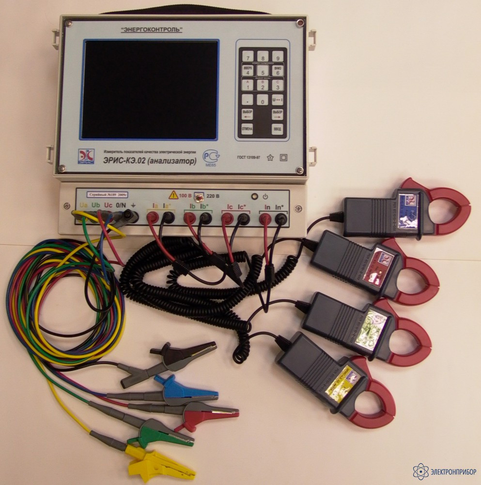ЭРИС-КЭ.04 переносной прибор для контроля показателей качества электроэнергии (регистратор) - фото 1 - id-p86216328