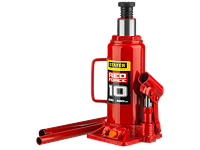 Домкрат гидравлический бутылочный "RED FORCE", 2т, 181-345 мм, в кейсе, STAYER 43160-2-K