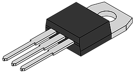 Стабилизатор напряжения L7905CV-DG, -5В, 1.5А, 4%, (0°C...+125°C), [TO-220]
