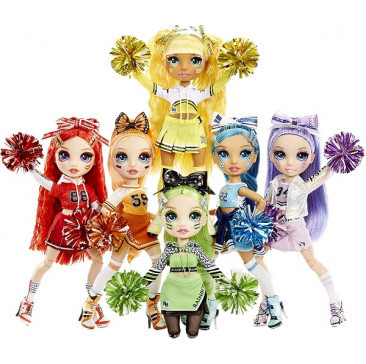 Кукла Рейнбоу Хай Поппи Роуэн- Черлидер- Rainbow High Cheerleader Squad Poppy Rowan (оранжевый) - фото 3 - id-p86222599
