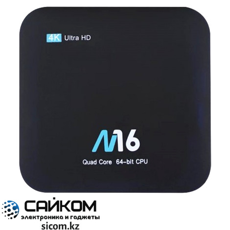 ANDROID TV BOX M16 4K Ultra HD, ВКонтакте, Инстаграм, Огромный функционал