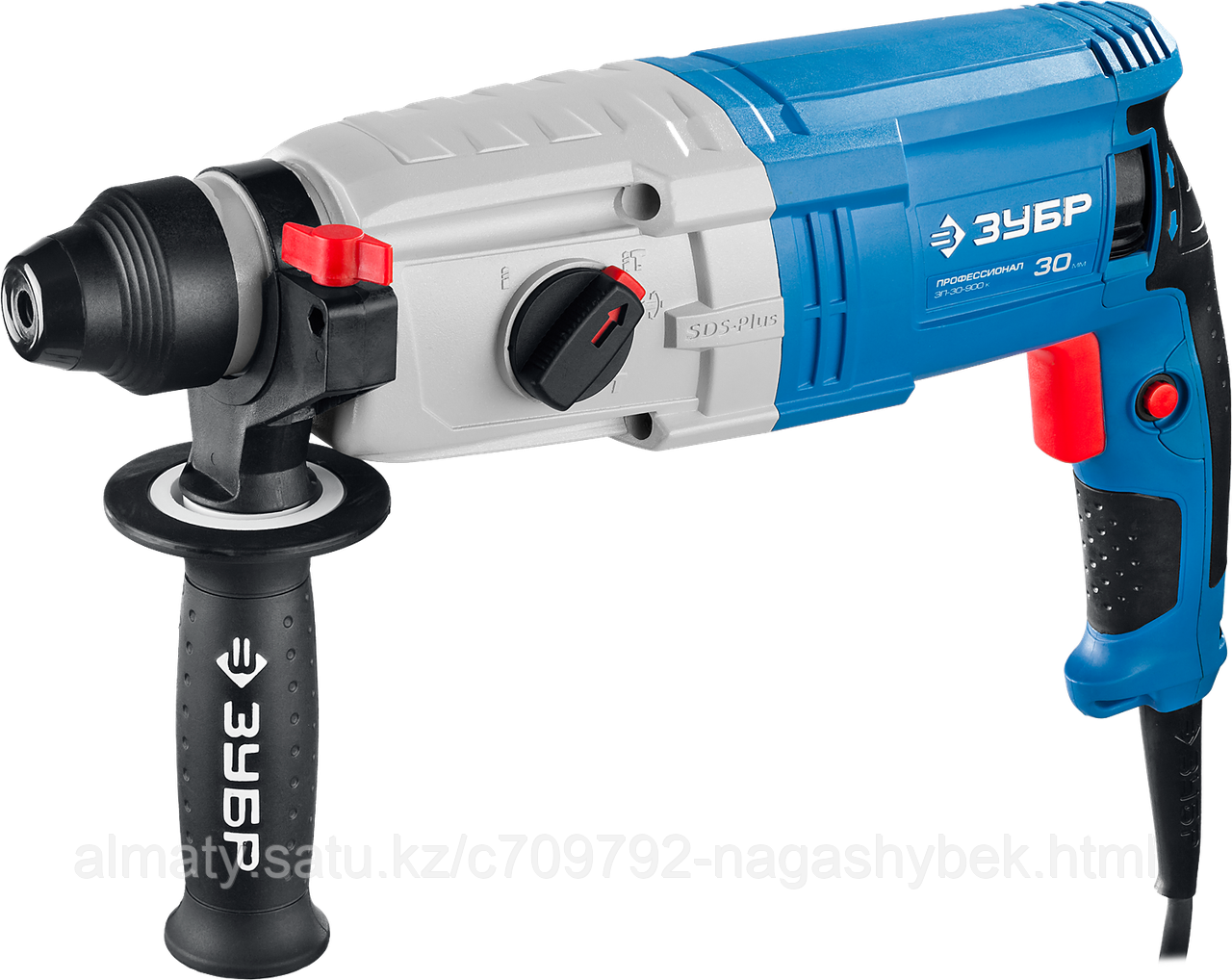 Перфоратор SDS-plus с металлическим редуктором, ЗУБР, ЗП-30-900-К, серия «ПРОФЕССИОНАЛ»