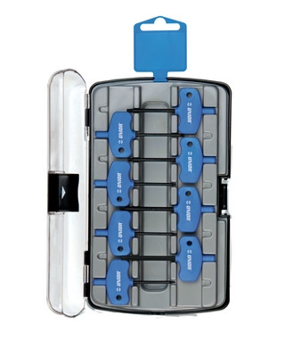 Набор ключей с профилем TXP с рукояткой, в пластиковом футляре - 221ATXPPB3 UNIOR