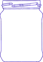 Стекло банка tw.off 66 мм, 0,250 л
