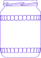 Стекло банка tw.off 82 мм, 0,670 л
