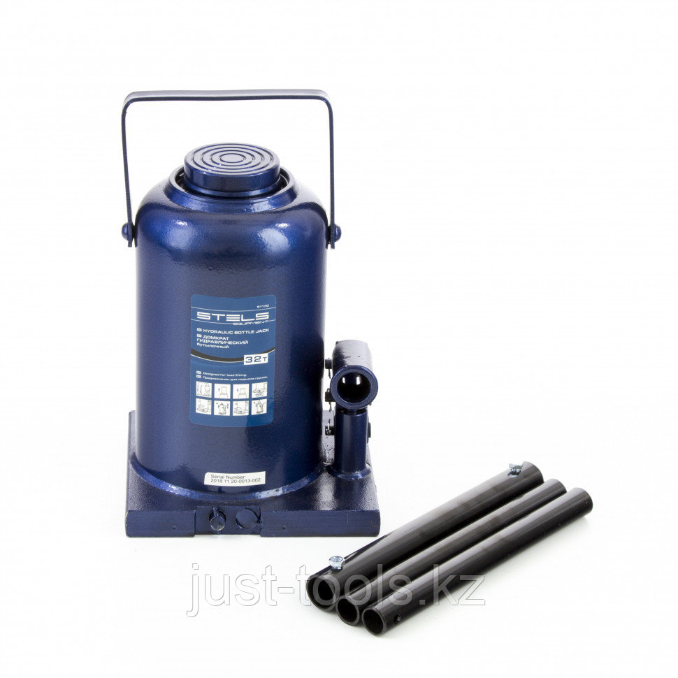 Домкрат гидравлический бутылочный, 32 т, h подъема 260-420 мм Stels - фото 1 - id-p86231245