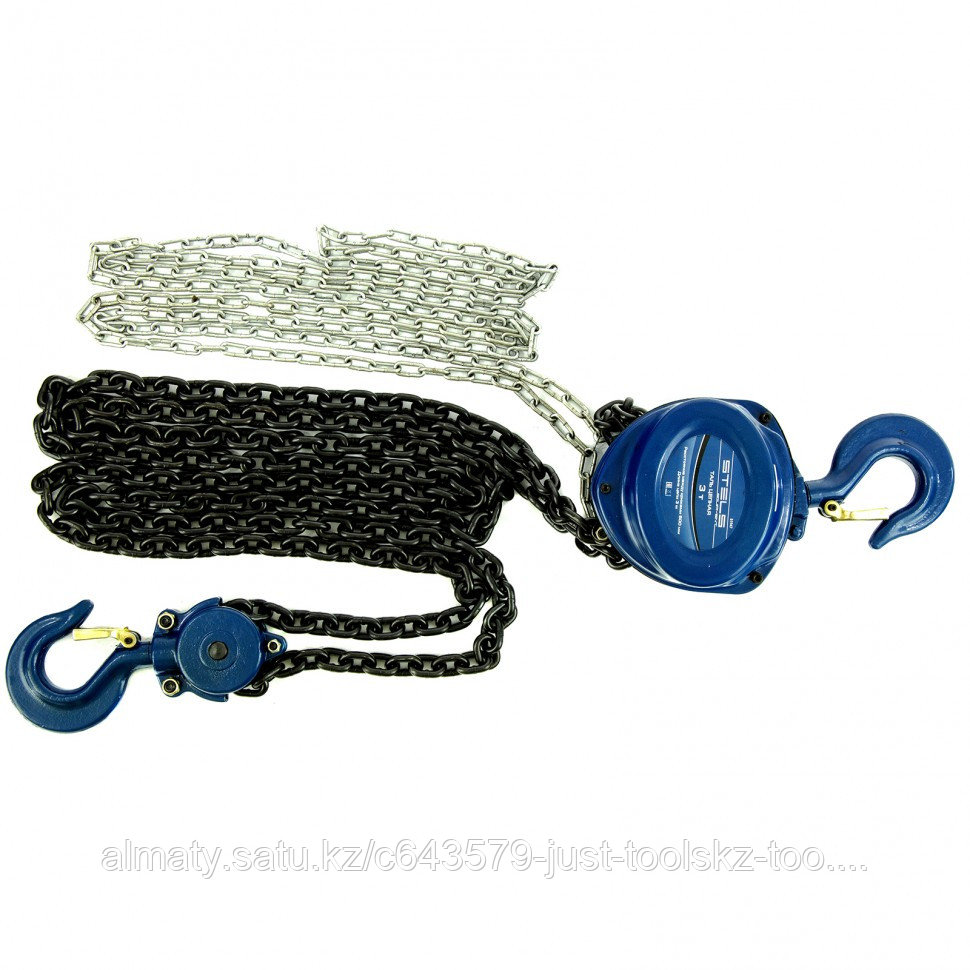 Таль цепная, 3 т, h подъема 3 м, расстояние между крюками 500 мм Stels, фото 1