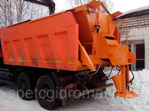 Пескоразбрасыватель в кузов самосвала КамАЗ (7 м. куб.)