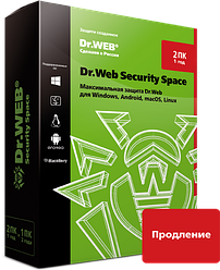 Dr.Web Security Space. Продление (электронный ключ)