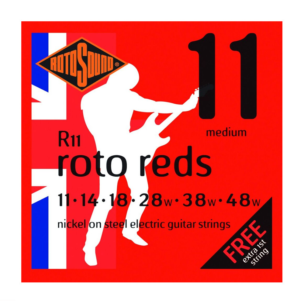 Струны для электрогитары Rotosound Roto Reds R11 - фото 1 - id-p79771285