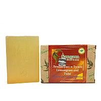 Мыло Sangam Лемонграсс и Тулси ручной работы 100.0 для всех типов кожи, включая чувствительную