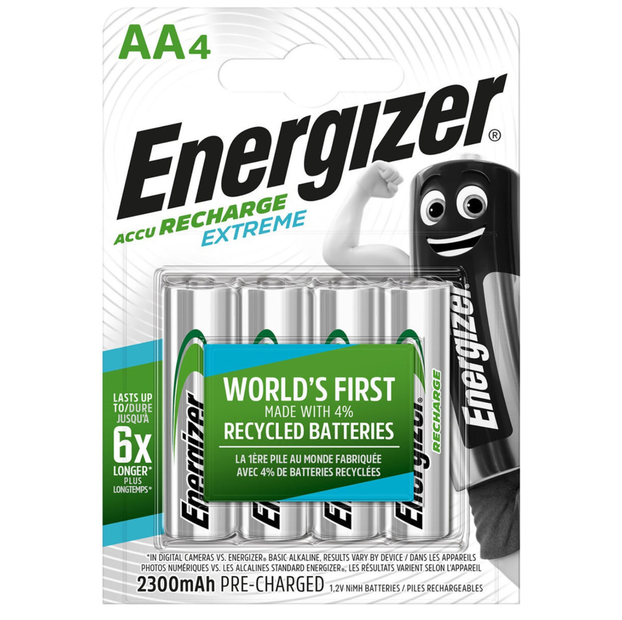 Аккумуляторы Energizer AA 2300 mAh, 4шт