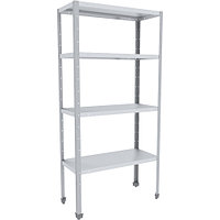 Стеллаж сплошная ЭКОНОМ СКК-10/6 ЭЦК-С 1000х600х1850(1870) мм (полки нерж. каркас оцинк.)