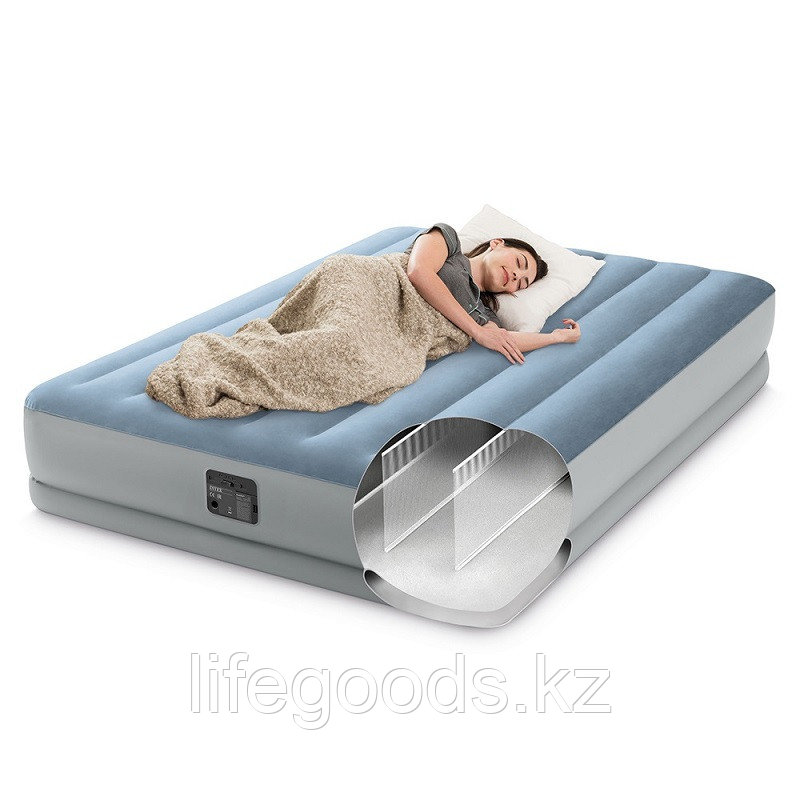 Надувная кровать "Raised Comfort" со встроенным насосом, Intex 64168 - фото 3 - id-p85669099