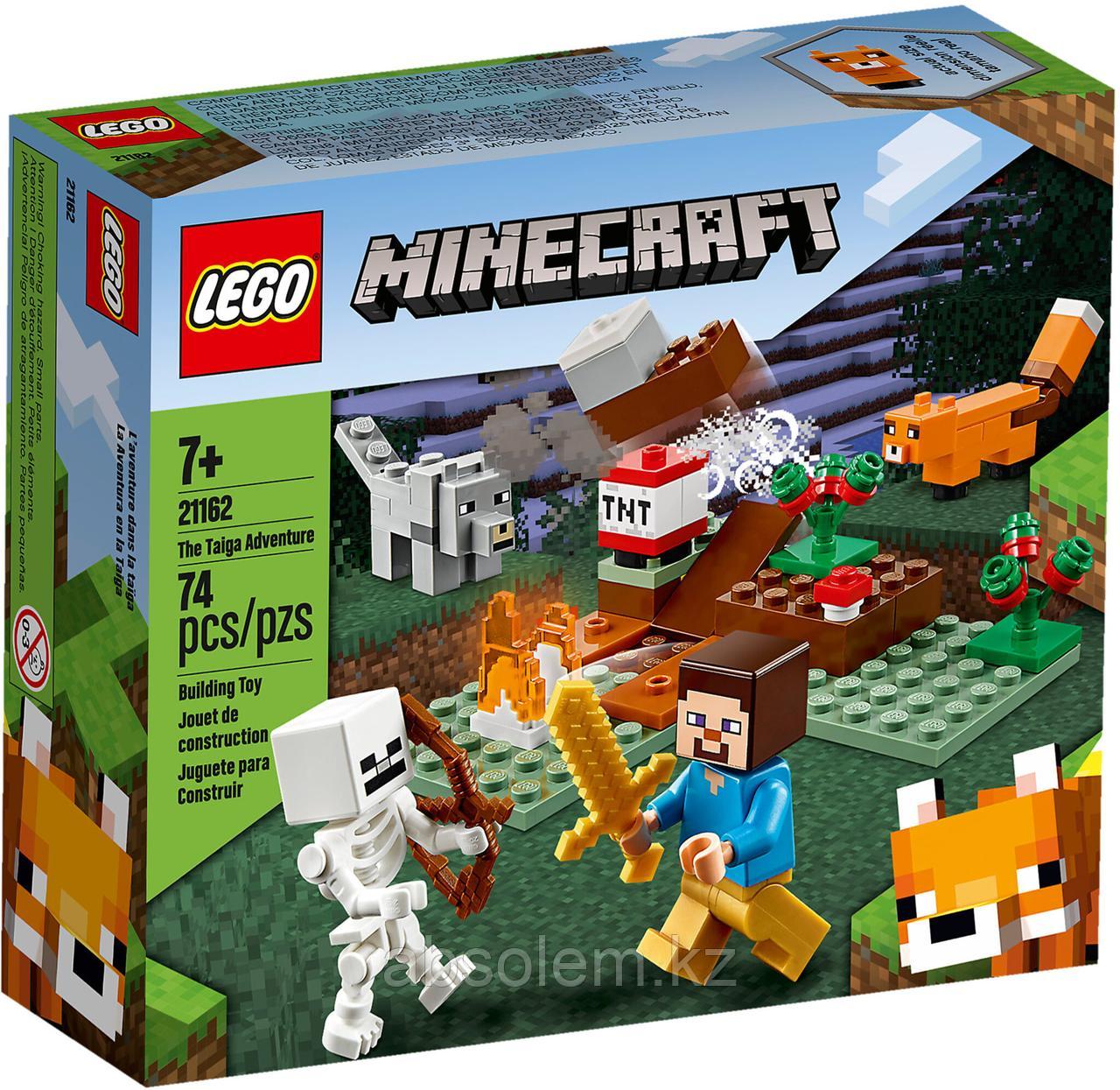 LEGO 21162 Minecraft Приключения в тайге