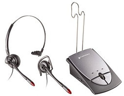 Plantronics S12 — гарнитура для колл-центра с адаптером